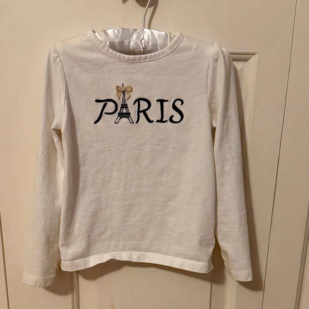 Janie and Jack White Paris Long Sleeve Shirt